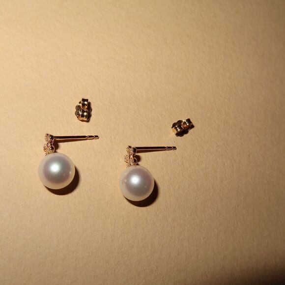 fresh water pearl earrings - Picture 6 of 8